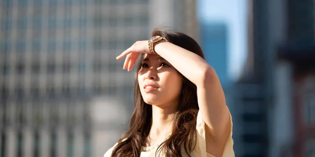 Singapore high UV exposure illustration or sun exposure concept